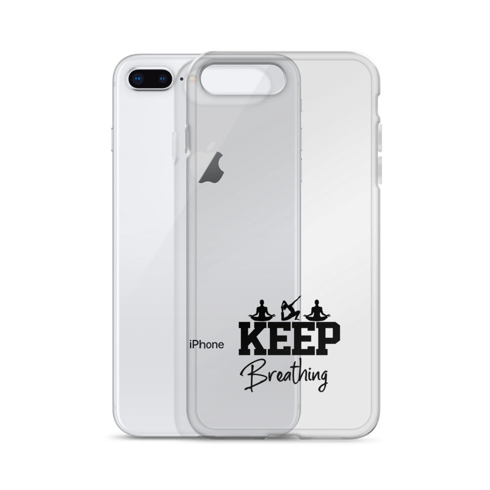 KEEP BREATHING - iPhone Case