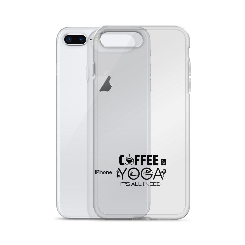 COFFEE YOGA IT'S ALL I NEED - iPhone Case