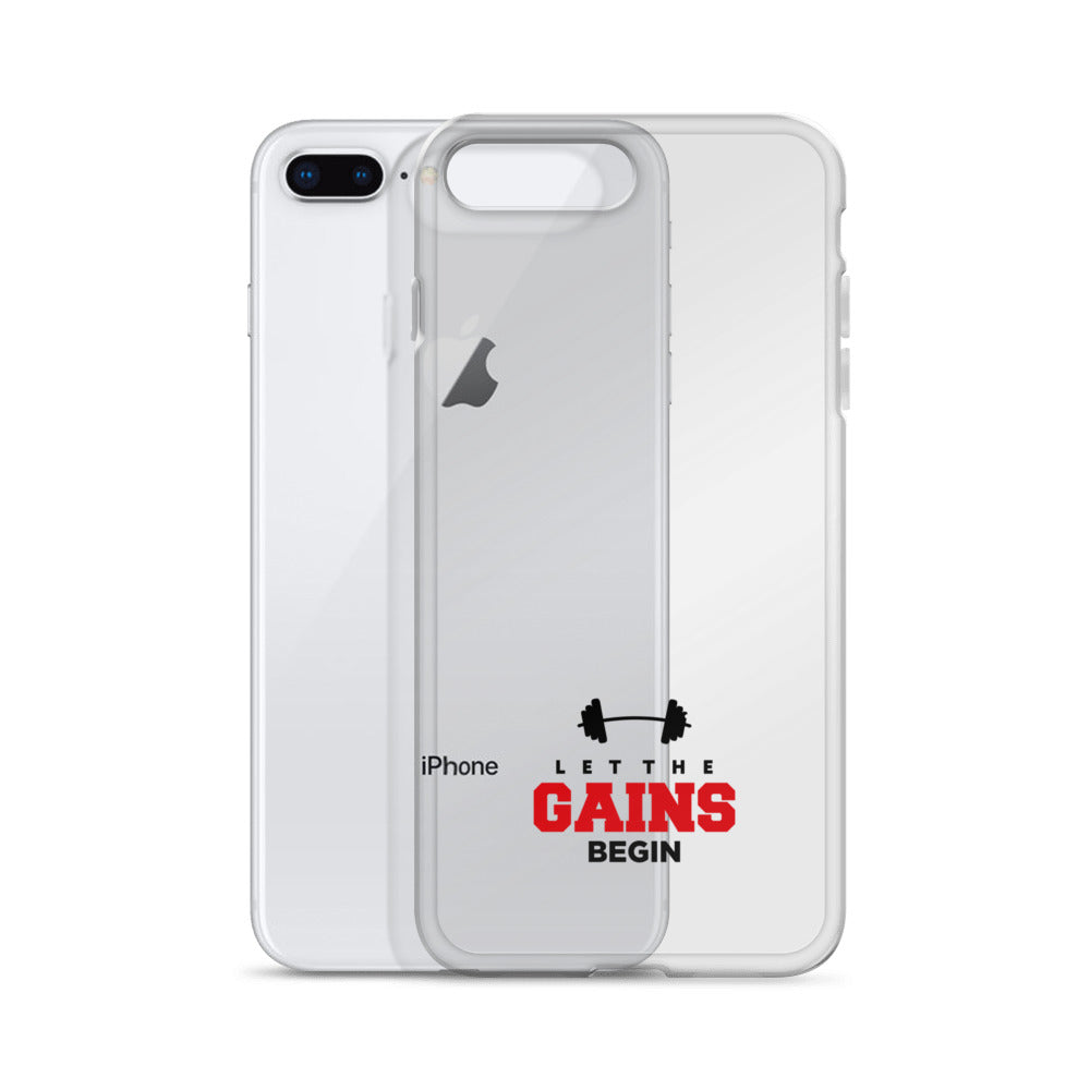 LET THE GAINS BEGIN - iPhone Case