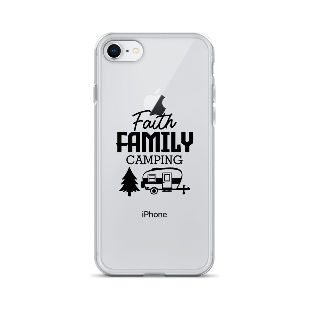 Family Camping- iPhone Case Transparent