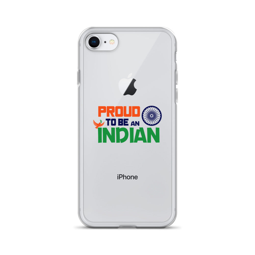 PROUD TO BE AN INDIAN - iPhone Case Transparent