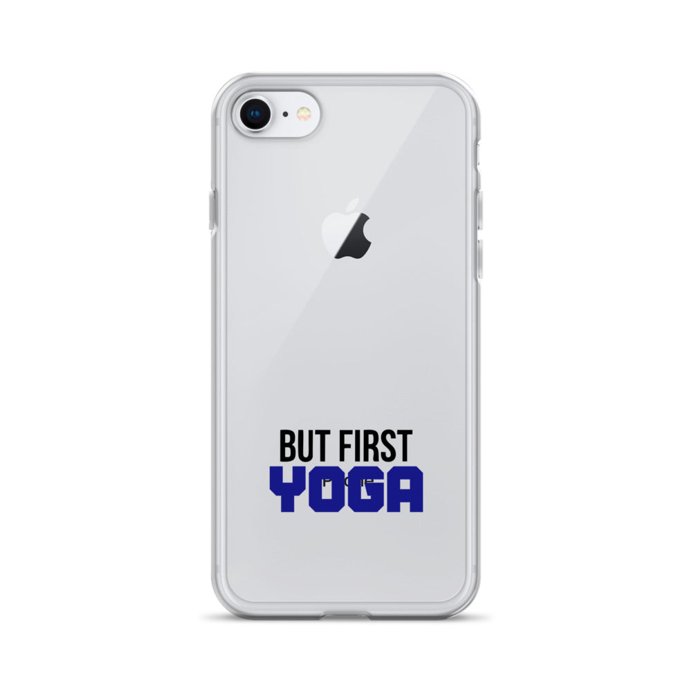BUT FIRST YOGA - iPhone Case