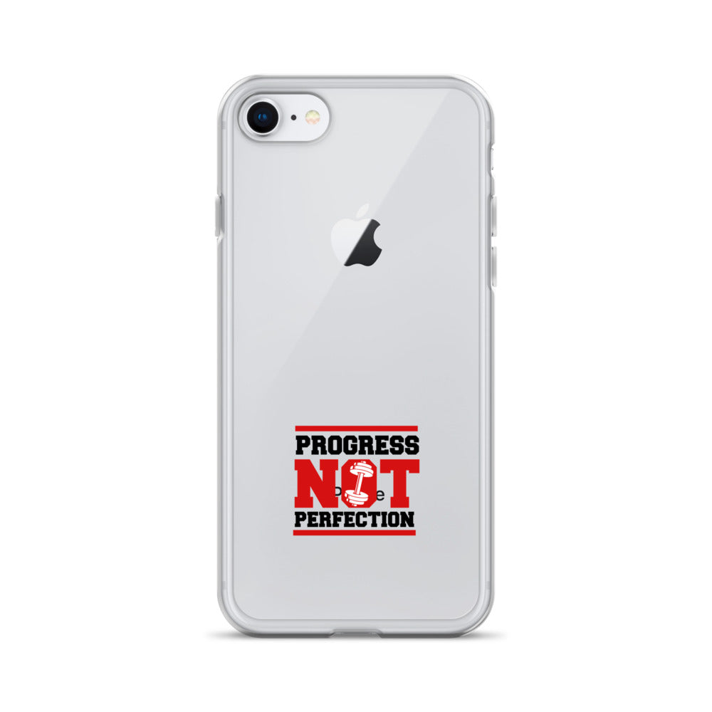 PROGRESS NOT PERFECTION - iPhone Case