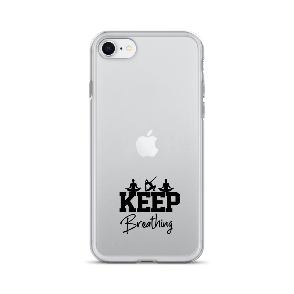 KEEP BREATHING - iPhone Case