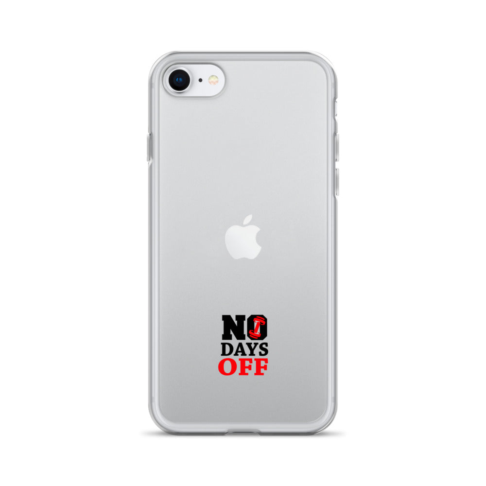 NO DAYS OFF - iPhone Case