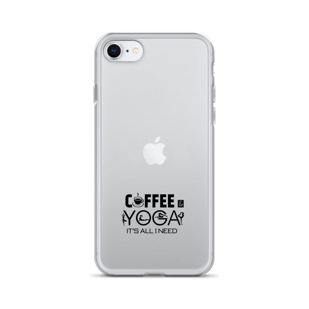 COFFEE YOGA IT'S ALL I NEED - iPhone Case