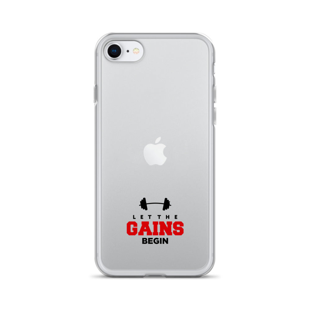 LET THE GAINS BEGIN - iPhone Case