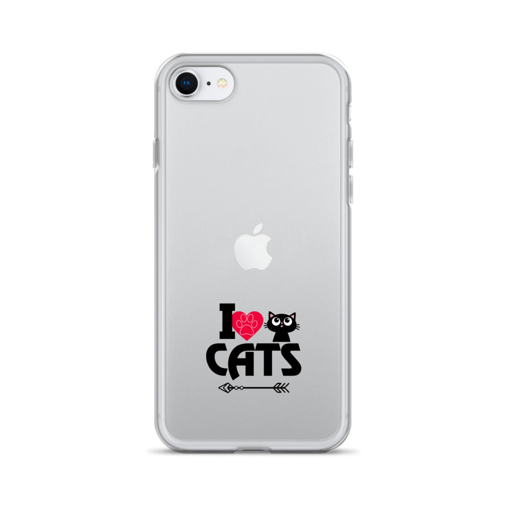 I LOVE CATS - iPhone Case