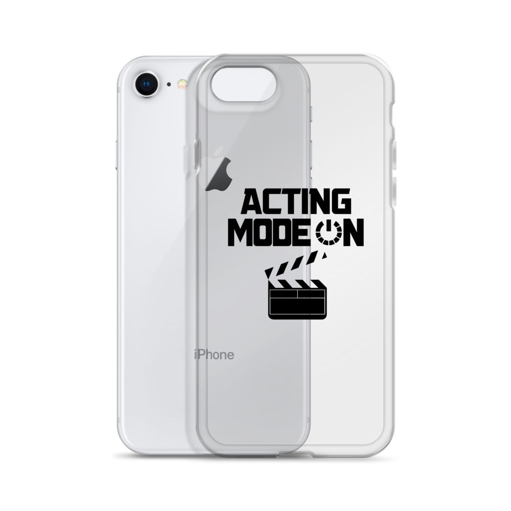 Acting mode - iPhone Case Transparent