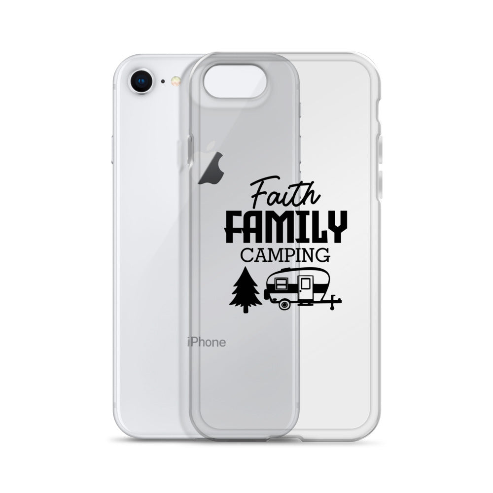 Family Camping- iPhone Case Transparent