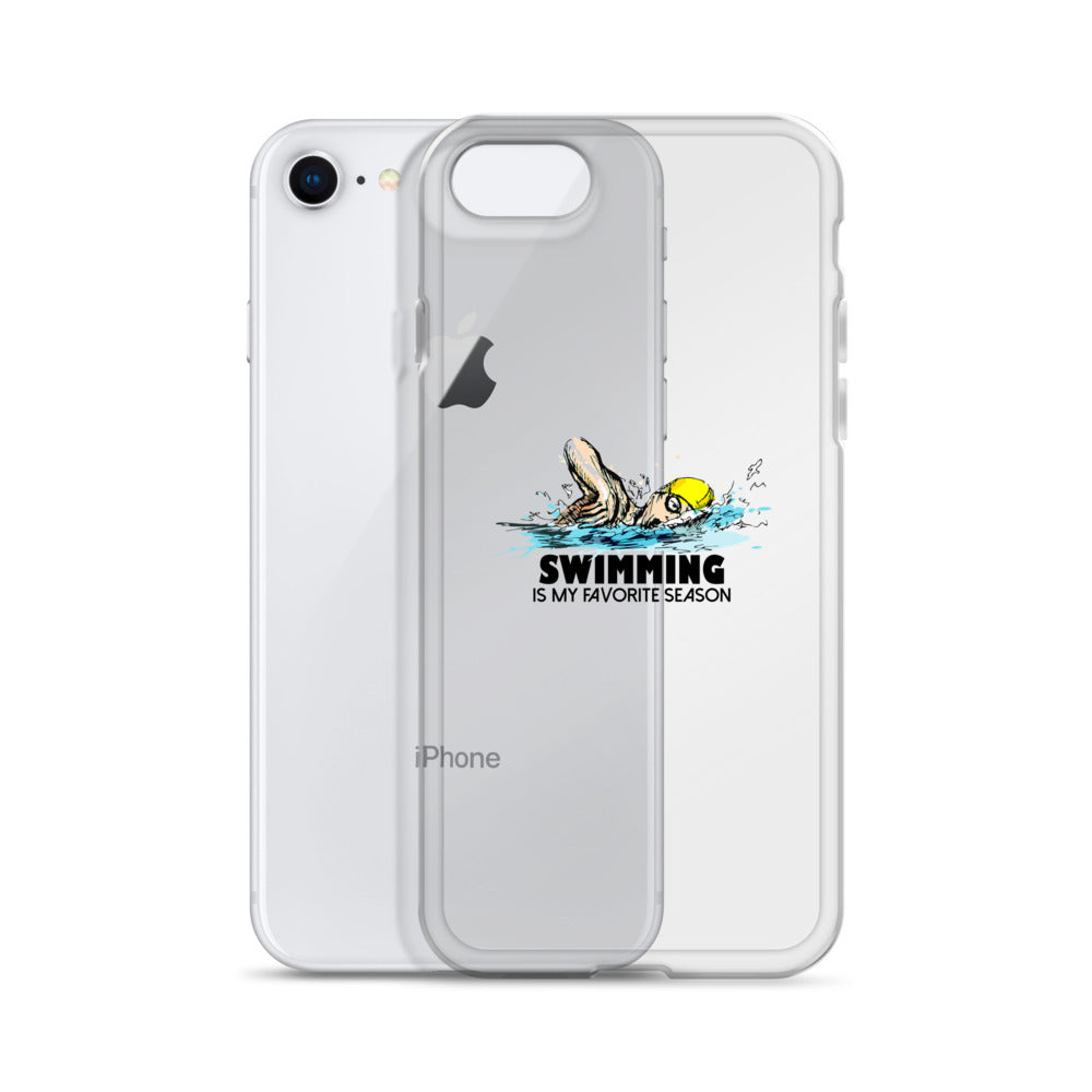 Swimming- iPhone Case Transparent