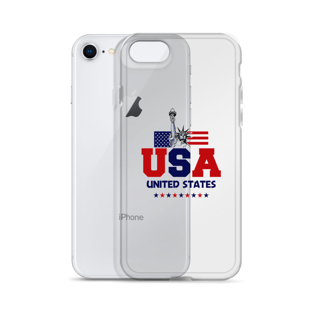 UNITED STATES OF AMERICA - iPhone Case Transparent