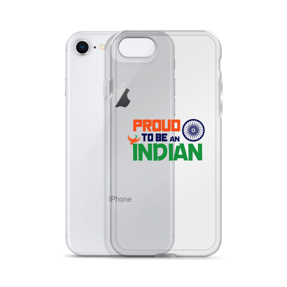 PROUD TO BE AN INDIAN - iPhone Case Transparent