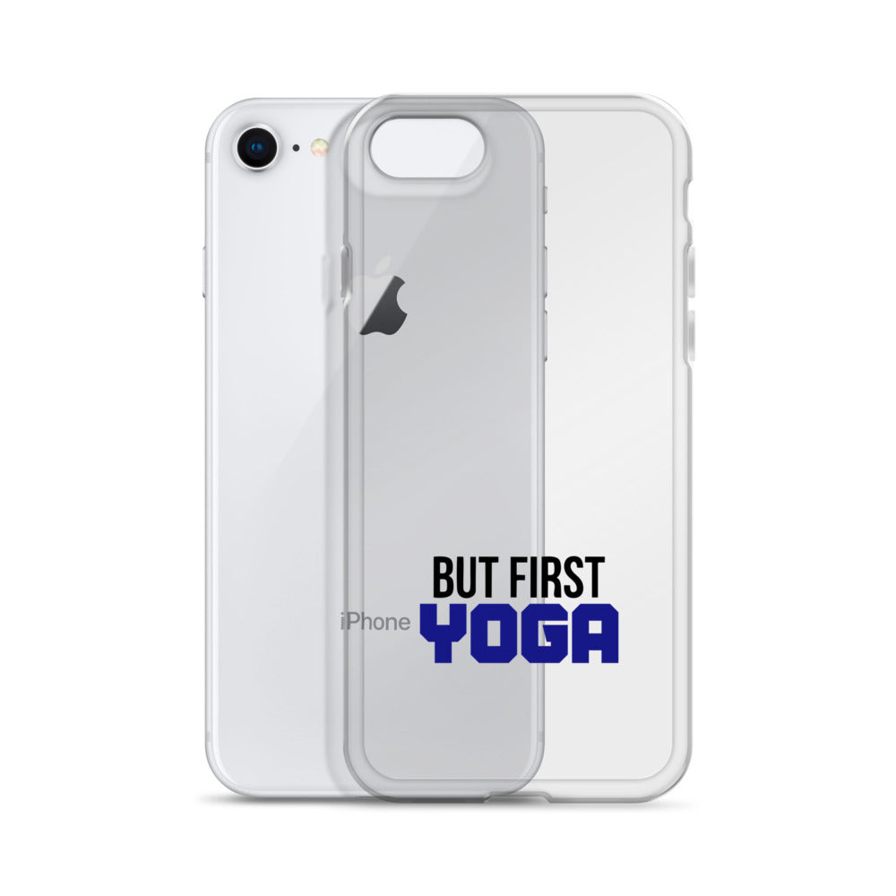 BUT FIRST YOGA - iPhone Case