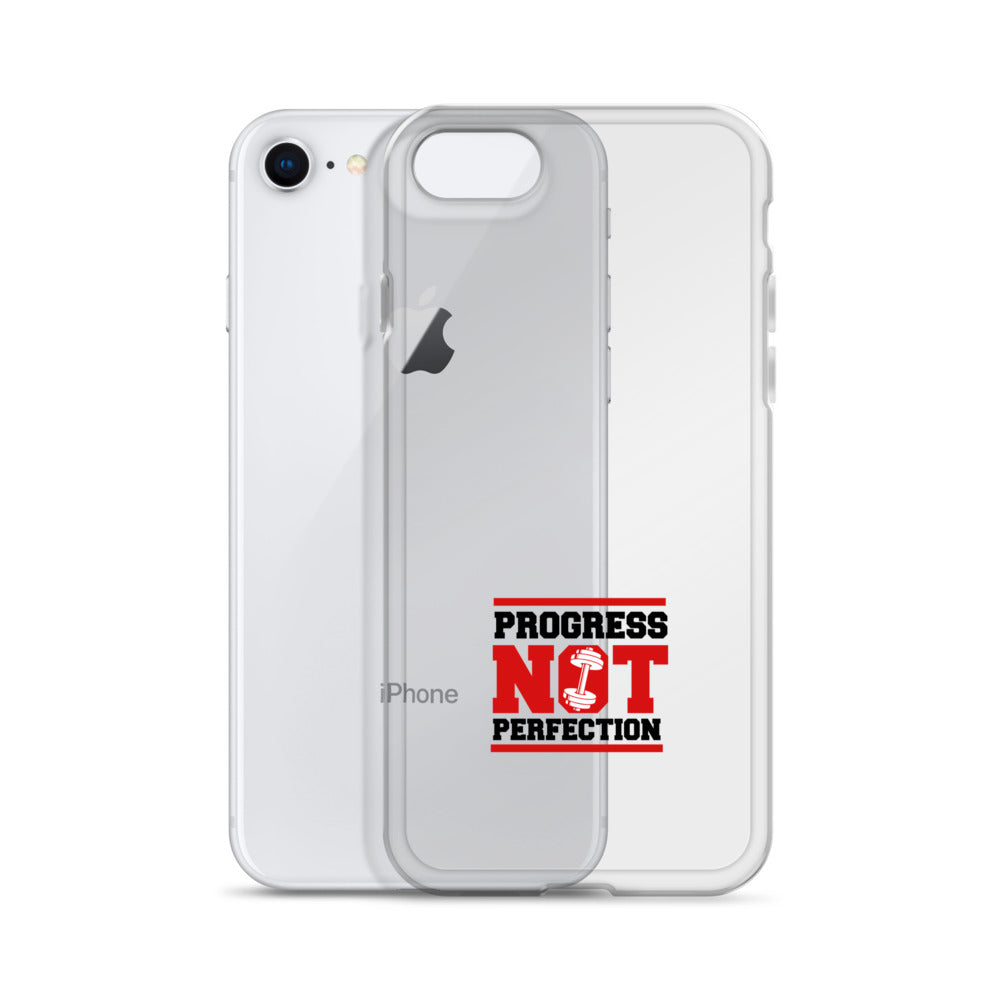 PROGRESS NOT PERFECTION - iPhone Case