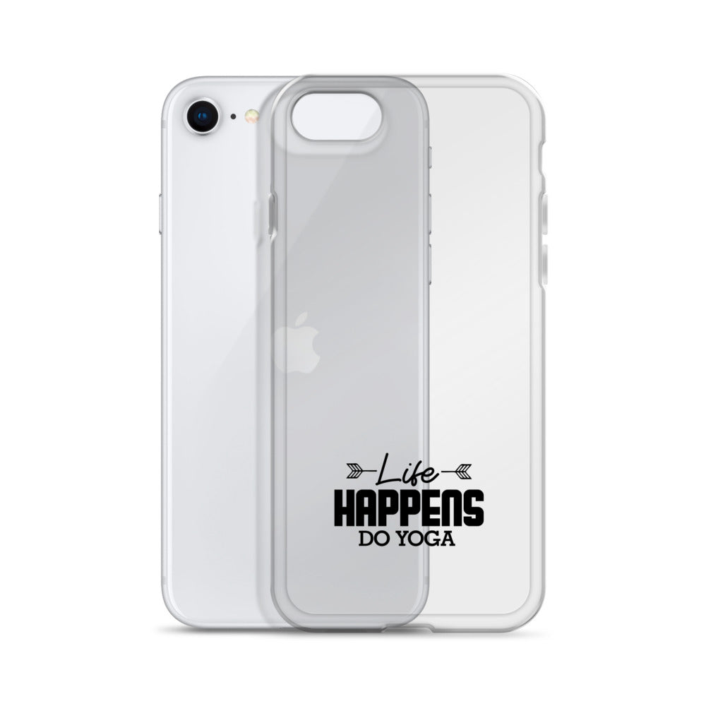 LIFE HAPPENS DO YOGA - iPhone Case