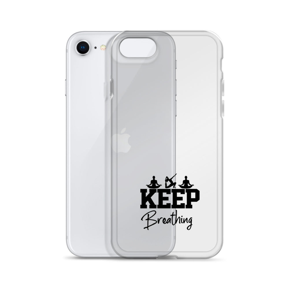 KEEP BREATHING - iPhone Case