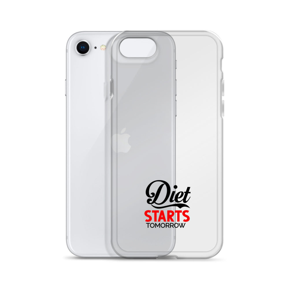 DIET STARTS TOMORROW - iPhone Case