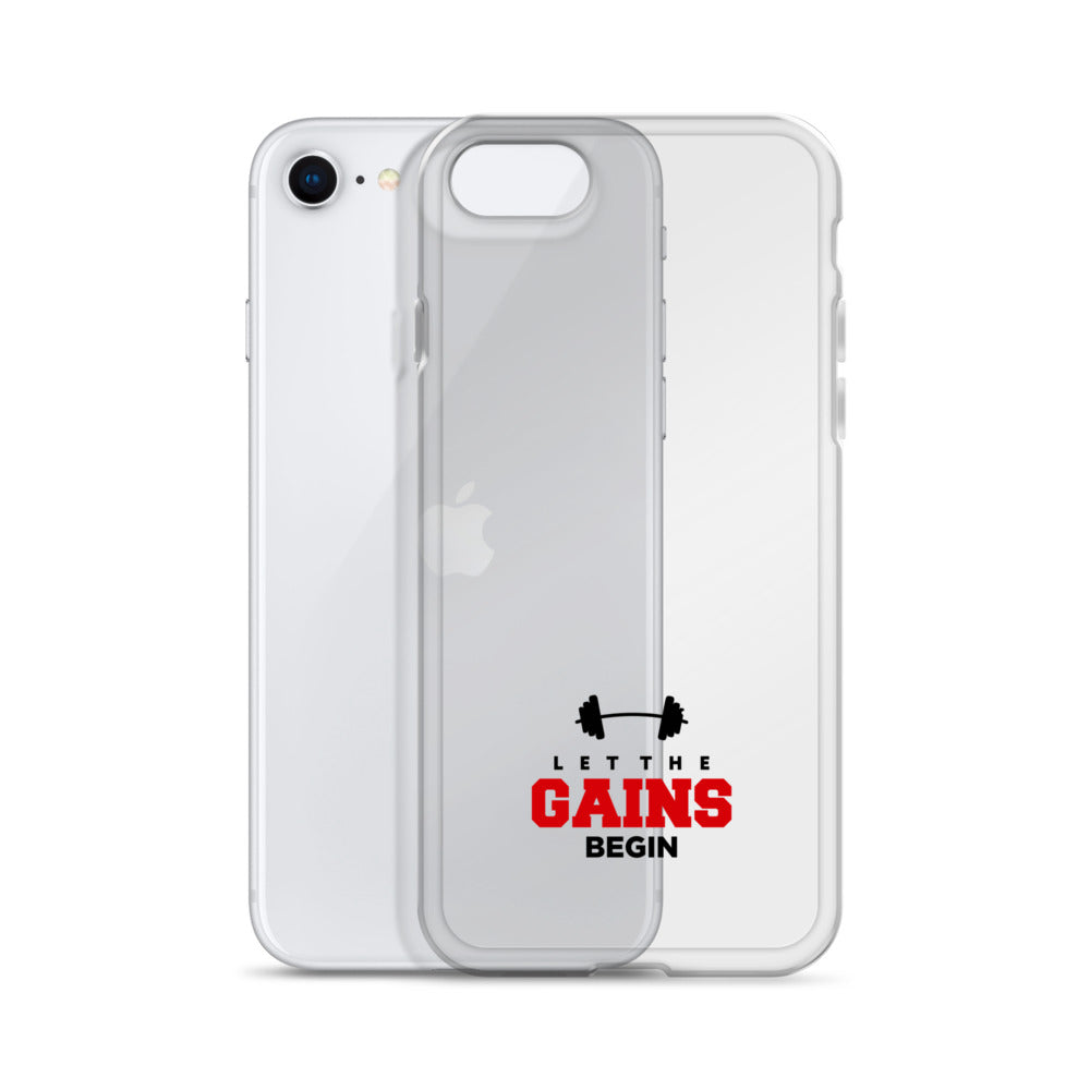 LET THE GAINS BEGIN - iPhone Case