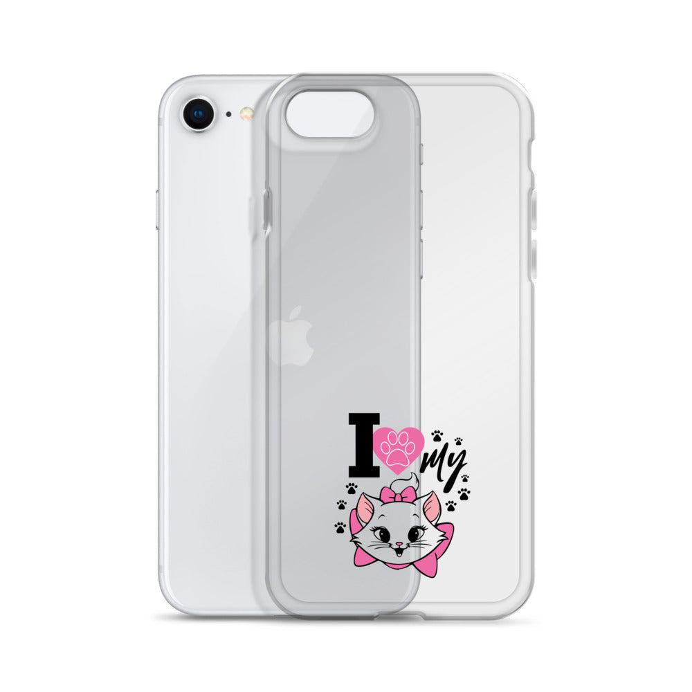 I LOVE MY CAT - iPhone Case