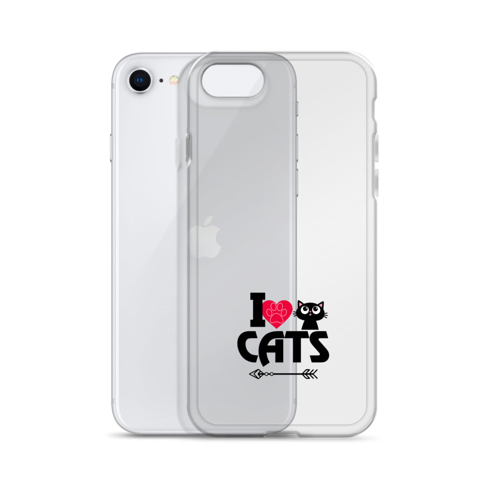 I LOVE CATS - iPhone Case