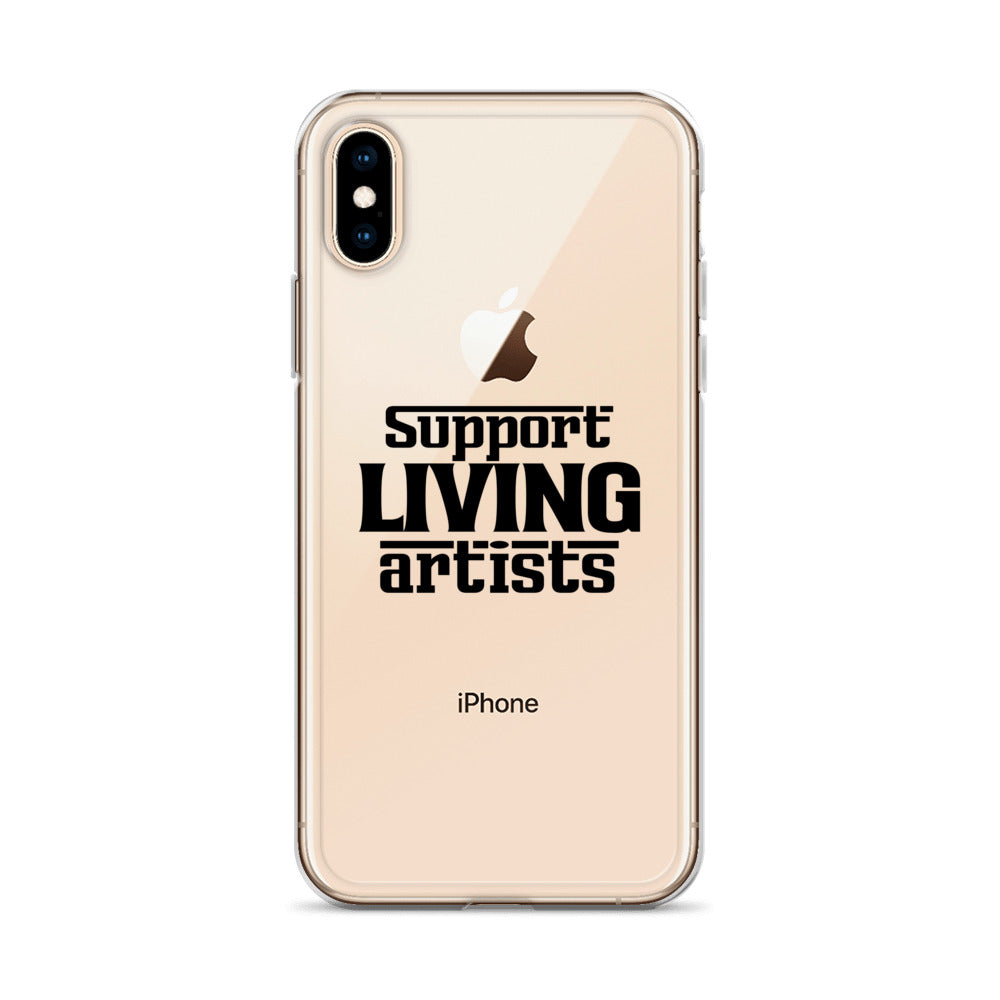 Support living artists- iPhone Case Transparent