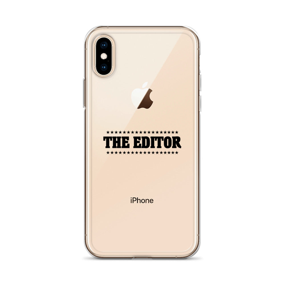 The Editor- iPhone Case Transparent