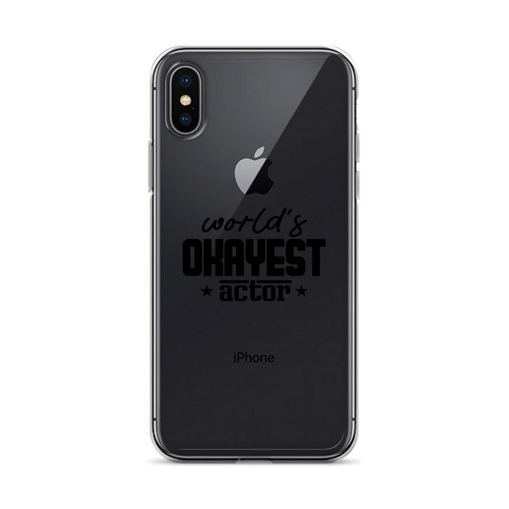 World's okayest actor- iPhone Case Transparent