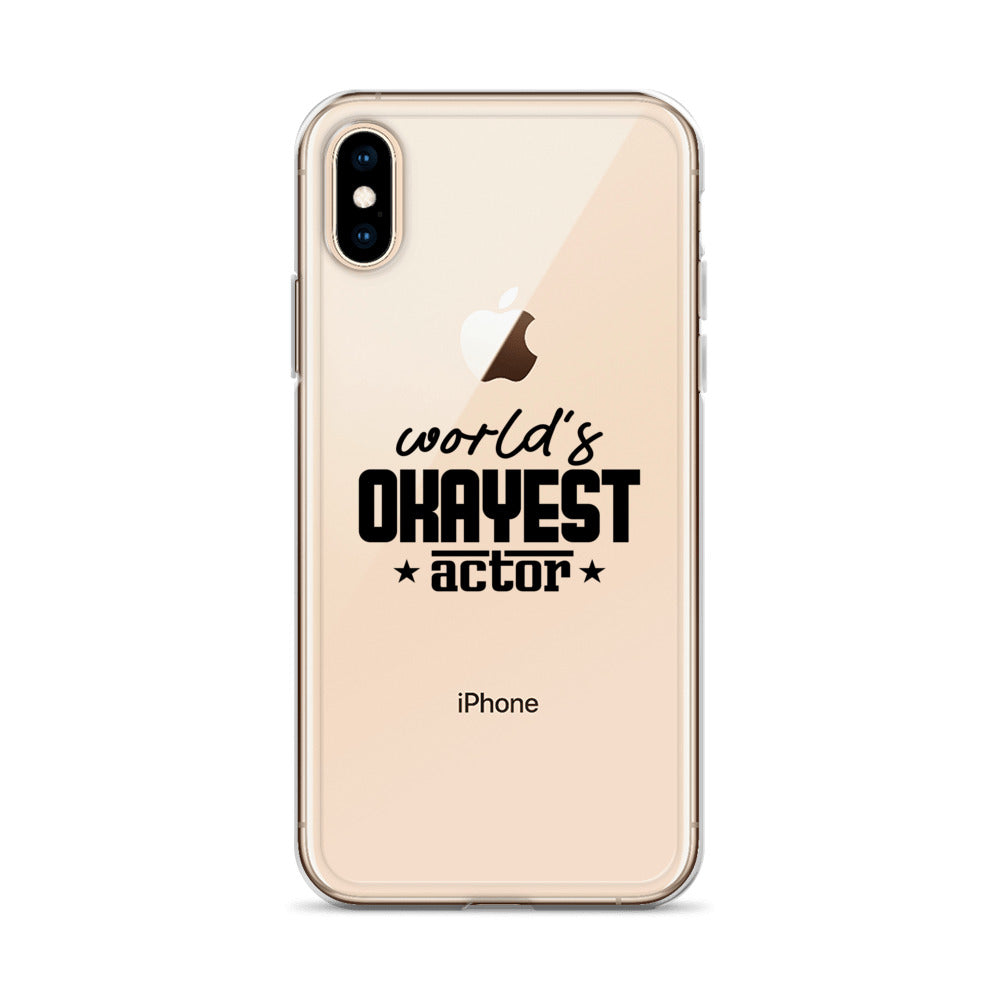 World's okayest actor- iPhone Case Transparent