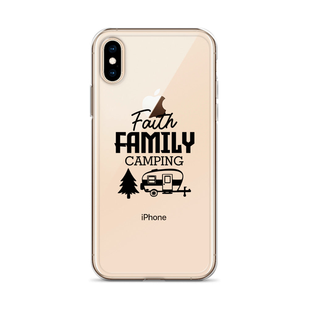 Family Camping- iPhone Case Transparent