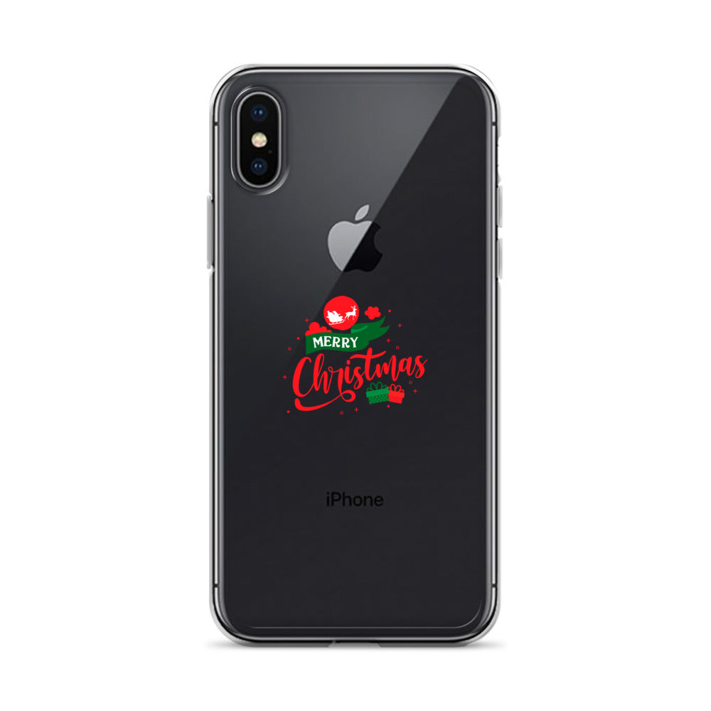 Merry Christmas- iPhone Case Transparent