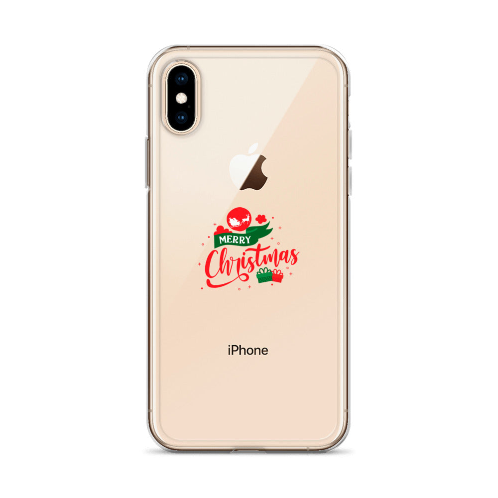 Merry Christmas- iPhone Case Transparent