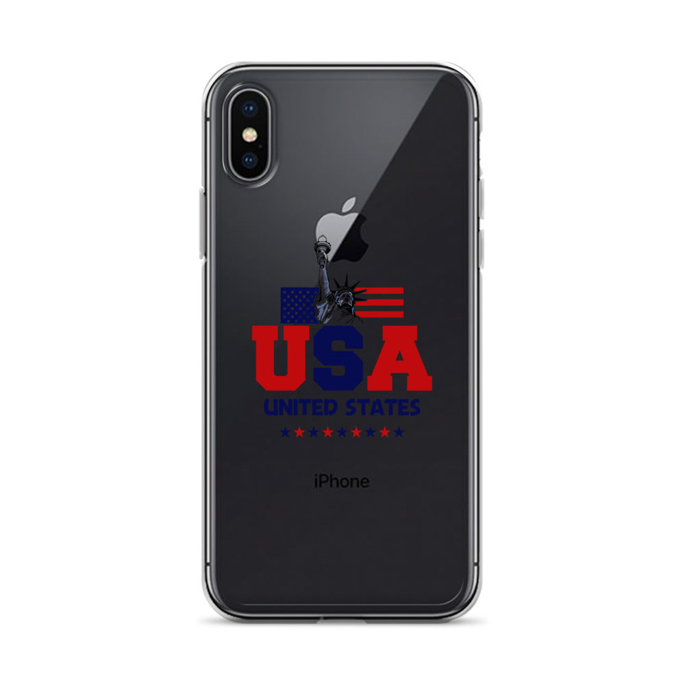 UNITED STATES OF AMERICA - iPhone Case Transparent