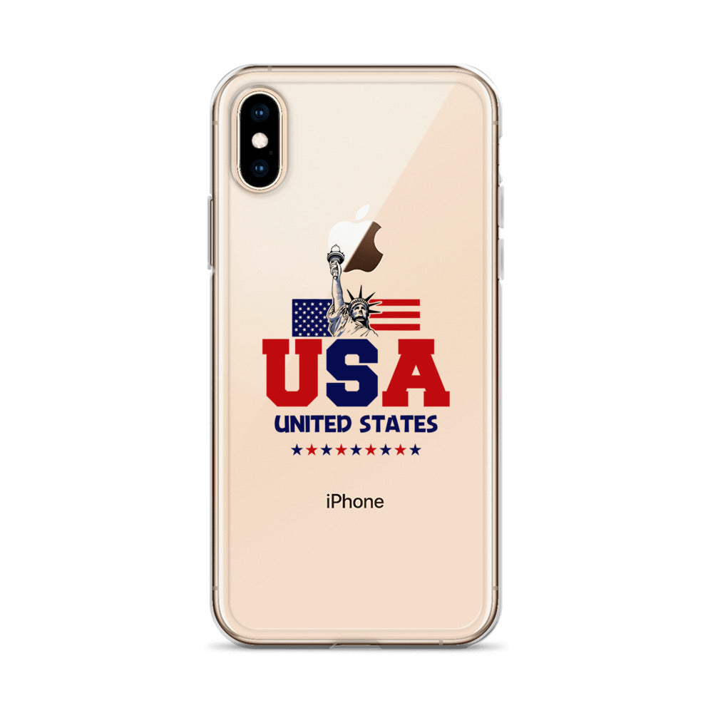 UNITED STATES OF AMERICA - iPhone Case Transparent