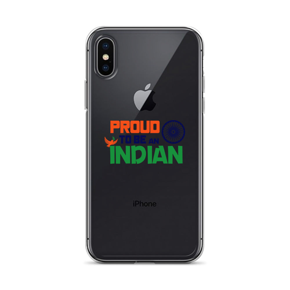 PROUD TO BE AN INDIAN - iPhone Case Transparent