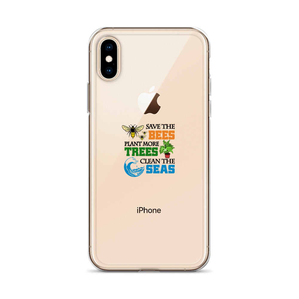 SAVE THE BEES - iPhone Case Transparent