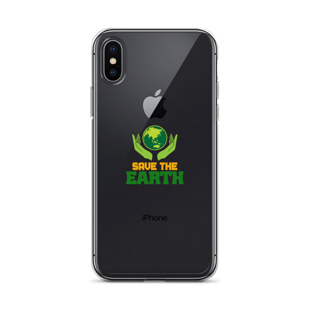 SAVE THE EARTH - iPhone Case Transparent