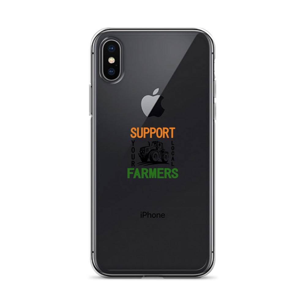 SUPPORT YOUR LOCAL FARMERS - iPhone Case Transparent