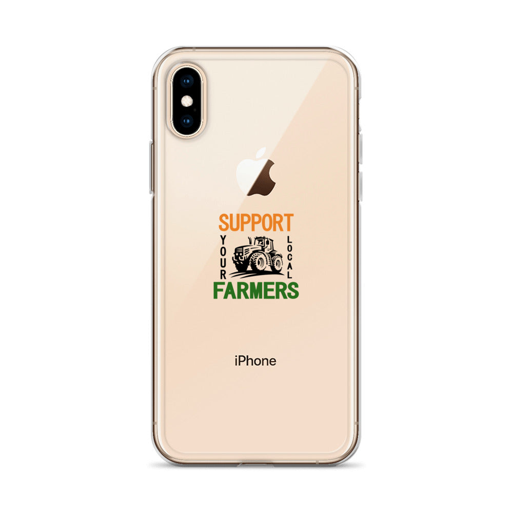 SUPPORT YOUR LOCAL FARMERS - iPhone Case Transparent