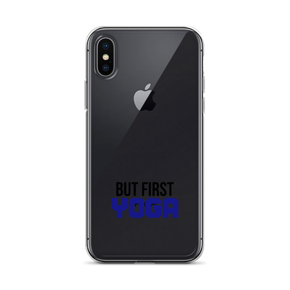 BUT FIRST YOGA - iPhone Case