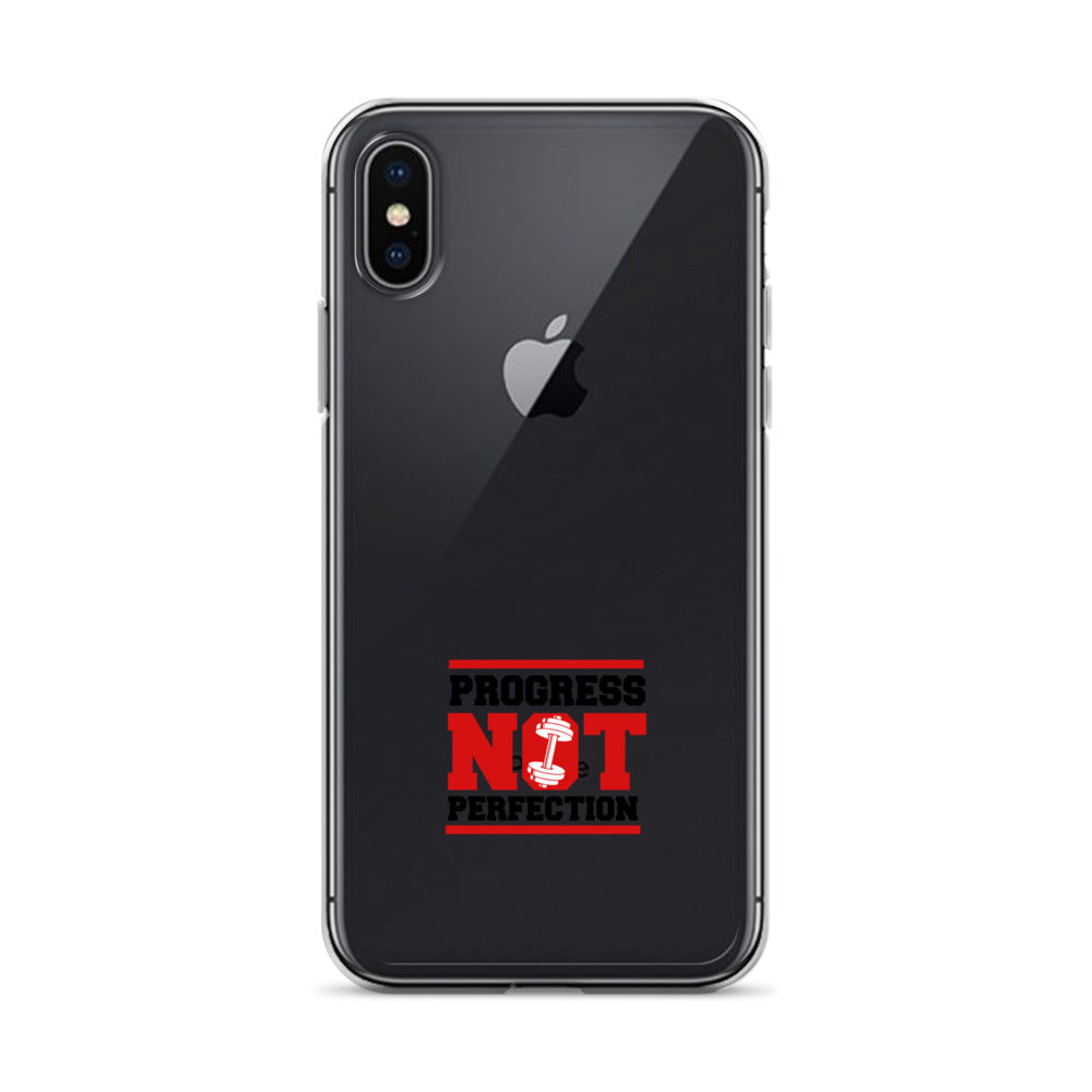 PROGRESS NOT PERFECTION - iPhone Case