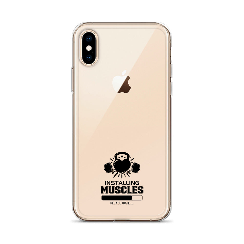INSTALLING MUSCLES - iPhone Case