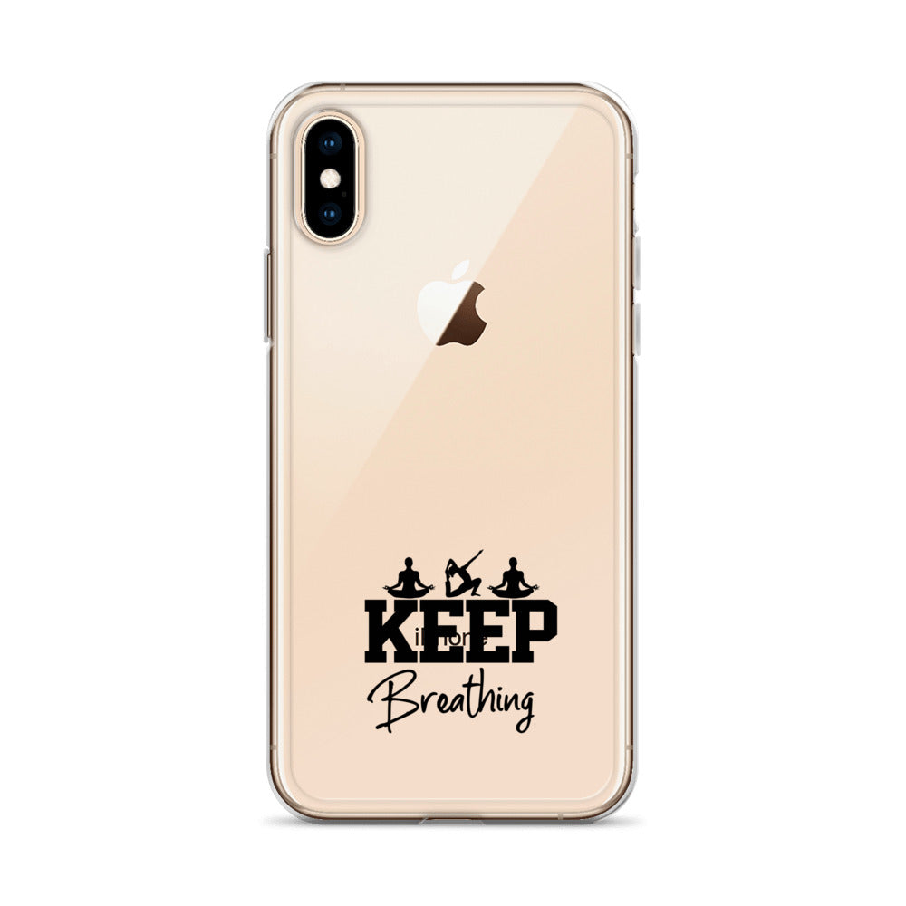 KEEP BREATHING - iPhone Case