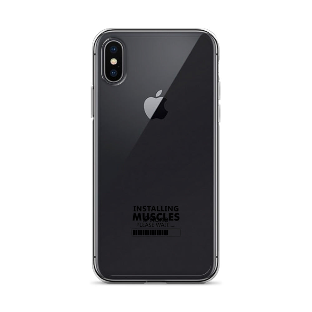 INSTALLING MUSCLES - iPhone Case