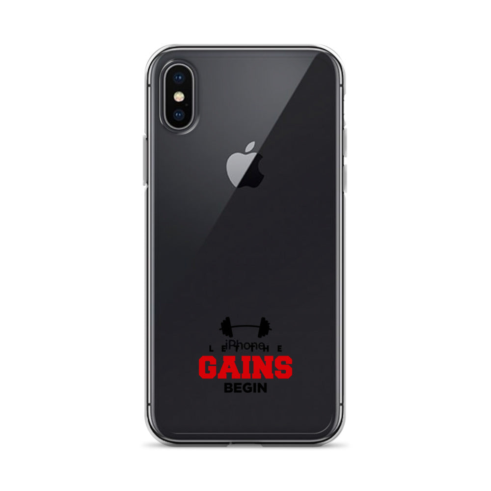 LET THE GAINS BEGIN - iPhone Case