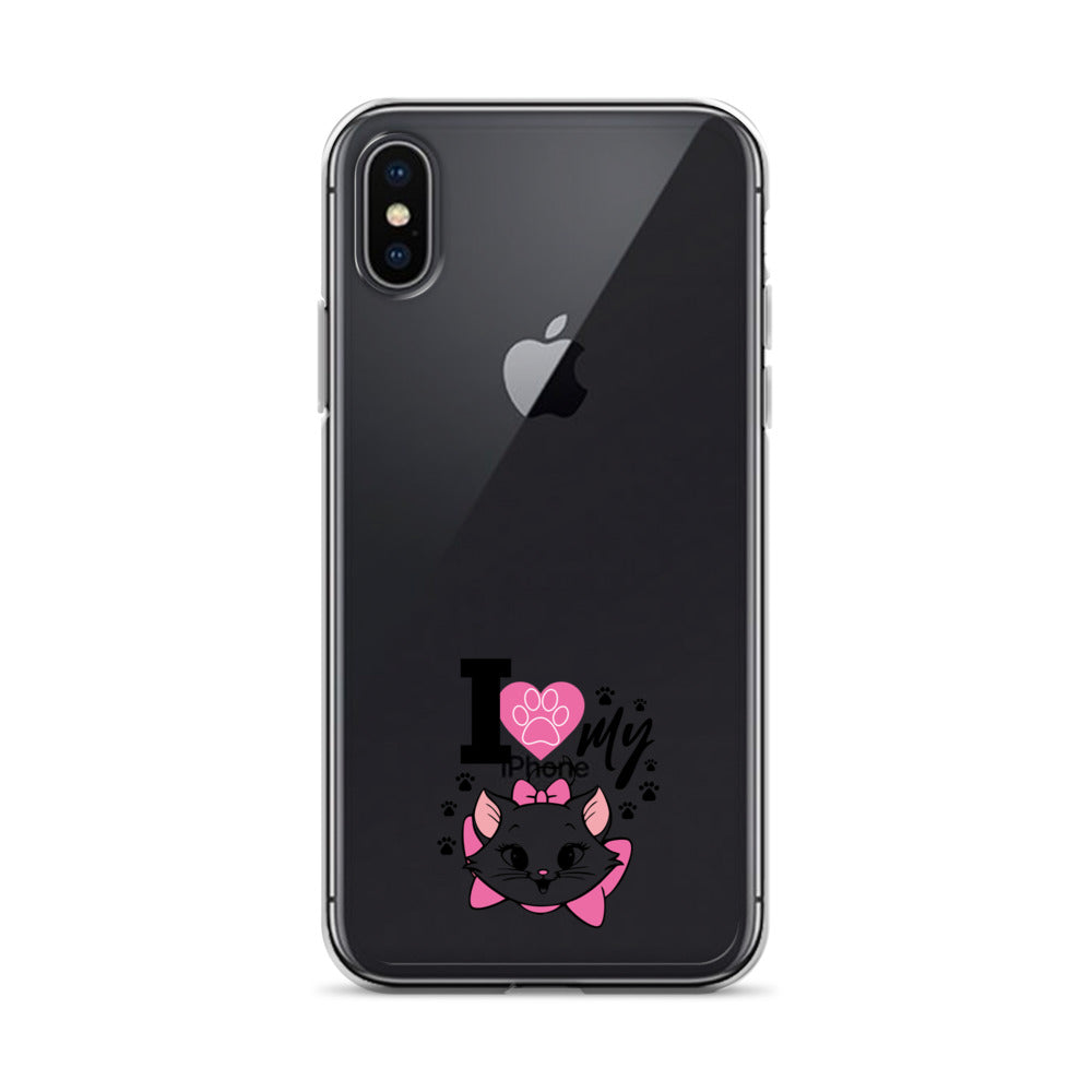 I LOVE MY CAT - iPhone Case