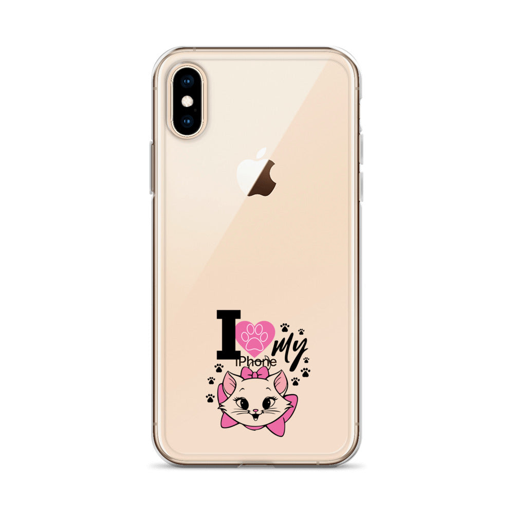 I LOVE MY CAT - iPhone Case