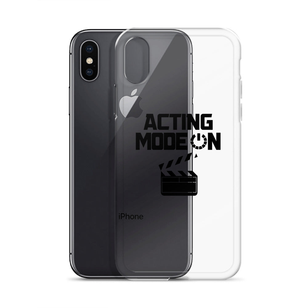 Acting mode - iPhone Case Transparent