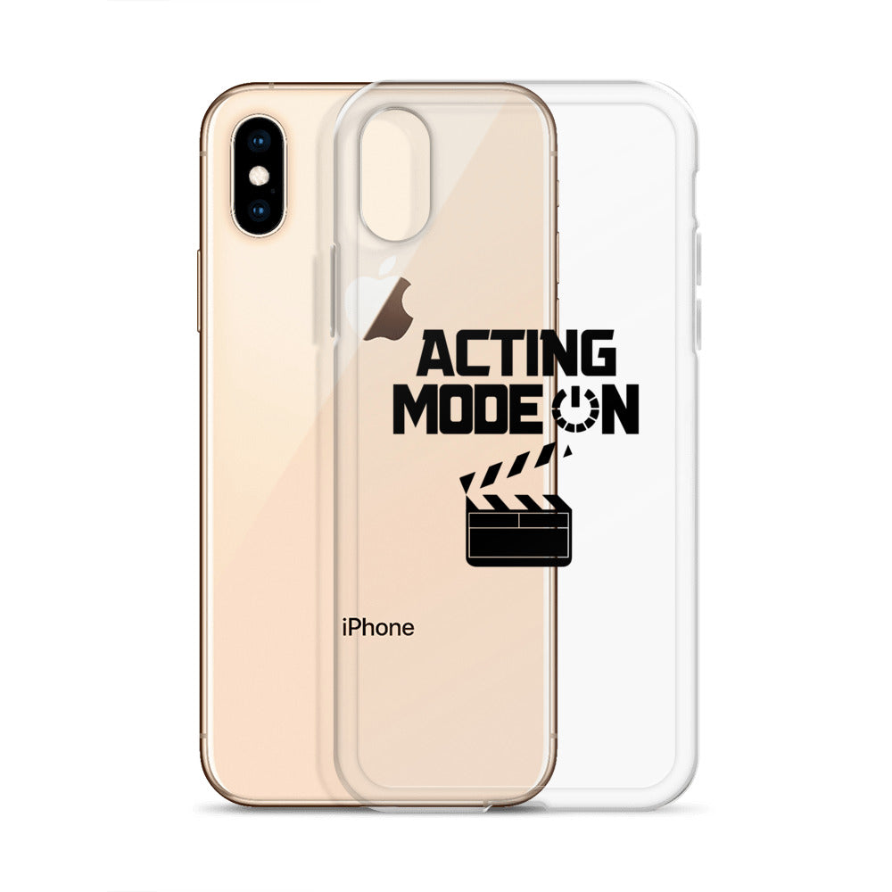 Acting mode - iPhone Case Transparent