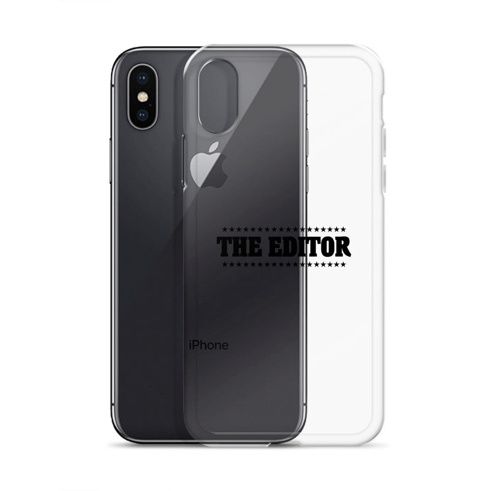 The Editor- iPhone Case Transparent